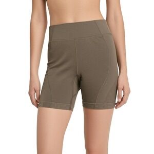 All In Motion Bike Shorts Seamless Ribbed High-Rise Athleisure Minimal‎ NEW LG
